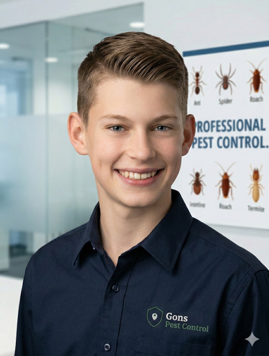 Portrait of Carsten Gons, founder of Gons Pest Control